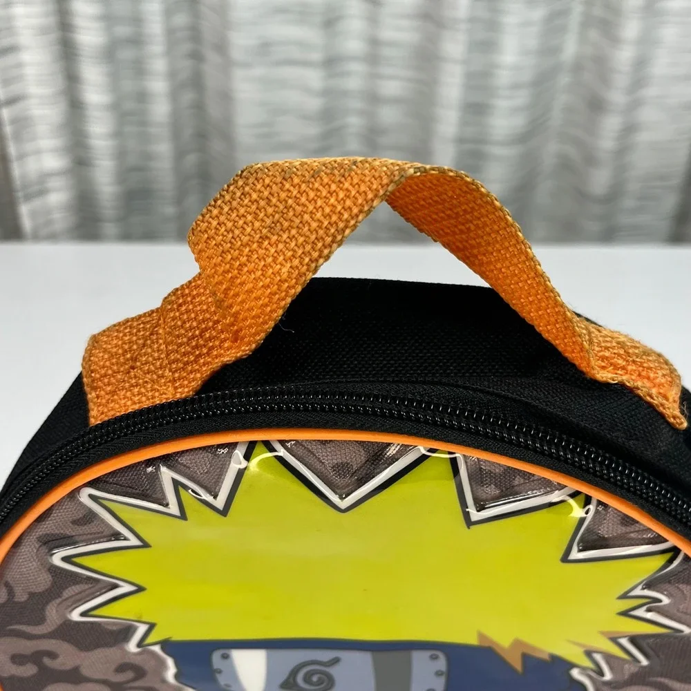 2006 Naruto Lunch Bag Black Orange Kids 8